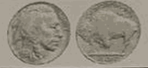 1936 Buffalo Nickels Indian Head Nickel - Line Type