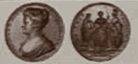 CAROLINA. D:G. MAG. BR. FR. ET. HIB. REGINA